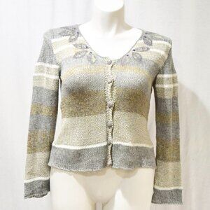 DOUBLE U Boutique frey, gold, silver Cardigan